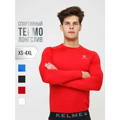 Термобелье верх Kelme Tech Fit L/S (Thin), размер 3XL, красный