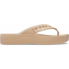 Вьетнамки Crocs Baya Platform Flip, размер M4/W6 US, бежевый