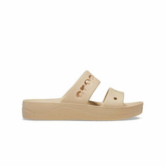 Шлепанцы Crocs Baya Platform Sandal, размер M4/W6 US, бежевый