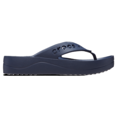 Вьетнамки Crocs Baya Platform Flip, размер M8/W10 US, темно-синий