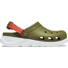 Сабо Crocs Duet Max II Clog, размер M5/W7 US, хаки/белый