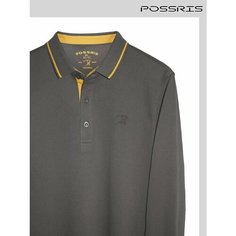 Поло PossRis, размер 3xl/54, серый