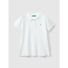 Поло UNITED COLORS OF BENETTON, размер XL, белый