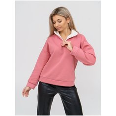 Толстовка BUY-TEX.RU женская с капюшоном, размер 50, , сухая роза