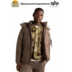 Куртка ALPHA INDUSTRIES, размер M, коричневый