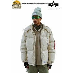 Куртка ALPHA INDUSTRIES, размер XXL, молочный