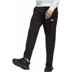 Брюки adidas AEROREADY Essentials Stanford Open Hem Embroidered Small Logo Pants, размер S, черный