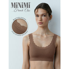 Топ MiNiMi, 1 шт., размер 42/44(XS/S), cappuccino