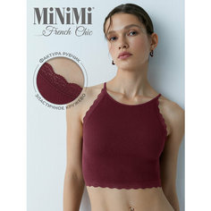 Топ MiNiMi, 1 шт., размер 44/46 (S/M), bordo