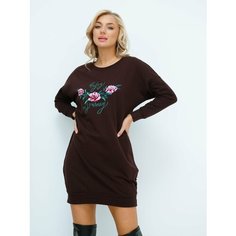Свитшот Ohana market, размер 50, , коричневый (611)