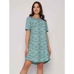 Сорочка Style Margo, размер 44, коричневый, зеленый