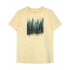 Футболка Lets Go, размер 54, песочный