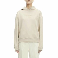 Худи CALVIN KLEIN HERO LOGO HOODIE, размер TS, , бежевый