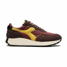 Кроссовки Diadora, размер T9, бордовый/желтый