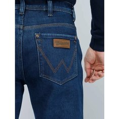 Джинсы классические WIWARA утепленные, размер W33 L34, синий