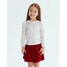 Лонгслив Gloria Jeans, размер 2-4г/98-104, молочный