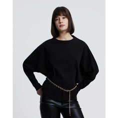 Лонгслив Gloria Jeans, размер XS (38-40), , черный