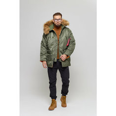 Аляска ALPHA INDUSTRIES, размер 48/S/, sage