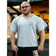 Футболка Inferno Style, размер 3XL, серый меланж