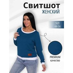 Лонгслив Domini Style, размер 48, , синий