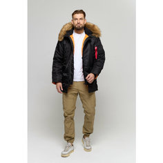 Парка ALPHA INDUSTRIES, размер 54/2XL/, black