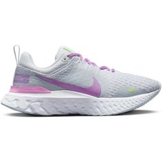 Кроссовки NIKE React Infinity 3, размер 38,5, белый/фиолетовый