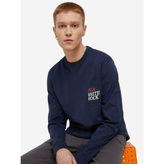 Футболка спортивная Fila, размер 48/50, cиний