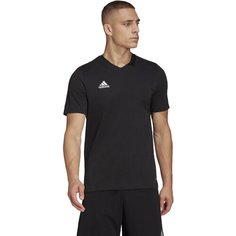Футболка спортивная adidas Футболка хлопковая Adidas Entrada22 Tee HC0448, размер L, черный..
