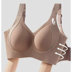 Бюстгальтер, размер XL, кофейный Keri Shop