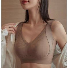 Бюстгальтер, размер 3XL, кофейный Keri Shop