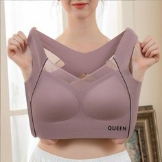 Топ, размер 4XL, сиреневый Keri Shop