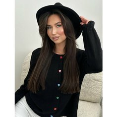 Кардиган EMBERENS, размер One Size, , черный, Черный