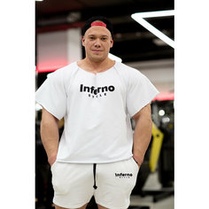 Футболка Inferno Style Футболка Размахайка "INFERNO style" Ф-002-004, 1 шт., размер S, белый