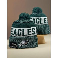 Шапка NEW ERA EAGLES для мужчин, размер 55-60, зеленый/белый