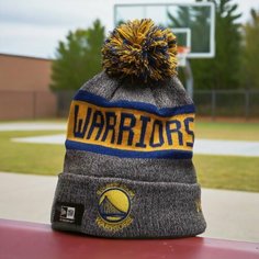 Шапка NEW ERA WARRIORS для мужчин, размер 55-60, серый/желтый