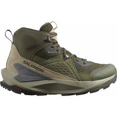 Ботинки Salomon Elixir Mid Gtx, размер 8.5 UK, хаки