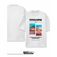 Футболка FAST OF THE FASHION, размер XL, белый