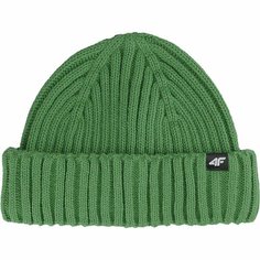 Шапка докер 4F CAP для мужчин, размер onesize, зеленый