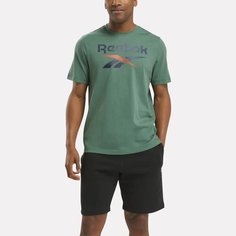 Футболка спортивная Reebok RI BL Tee, размер XXL, зеленый