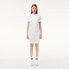 Платье LACOSTE Slim fit, размер T36, белый