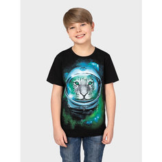 Футболка MixFix, размер 140-146, черный