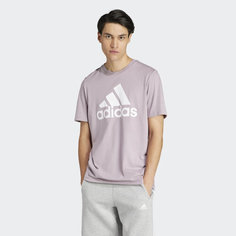 Футболка adidas, размер MT, лиловый