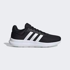 Кроссовки adidas Lite Racer 4.0, размер 8 UK, core black/cloud white/grey five