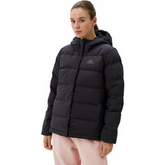 Пуховик adidas Helionic Hooded Down Jacket, размер L INT, черный