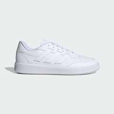 Кеды adidas Courtblock, размер 7 UK, Cloud White / Cloud White / Cloud White