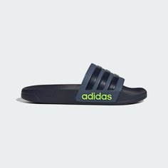 Шлепанцы adidas Adilette Shower, размер 8 UK, Legend Ink / Preloved Ink / Lucid Lemon