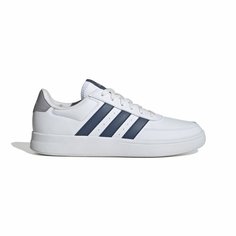 Кеды adidas BREAKNET 2.0, размер 10 UK, white/dark blue/gray