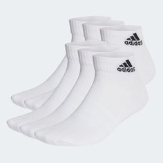 Носки adidas c spw ank, комплект, 6 пар, размер S INT, White / Black