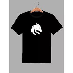 Футболка Team Spirit, размер XXXL, черный ZA Print