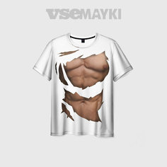 Футболка VseMayki.Ru, размер 68/70, белый
